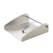 Салфетница AXENTIA из нержавеющей стали с держателем. 17,5 x 6 x 17,5 см.