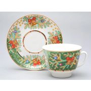 Чашка с блюдцем чайная 350 мл форма Подарочная рисунок Морозный январь арт. 81.31749.00.1