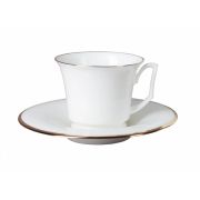 Чашка с блюдцем кофейная 145 мл форма Юлия рисунок Золотая лента арт. 81.17853.00.1